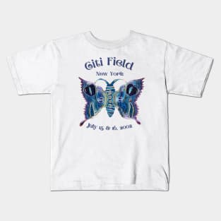 Dead and Company Citi Field New York Big Apple Butterfly Stealie Kids T-Shirt